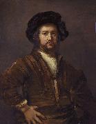 REMBRANDT Harmenszoon van Rijn Portrait of a man with arms akimbo Germany oil painting artist
